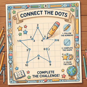 ટપકા જોડો તારો બનાવો (Connect the Dots)
