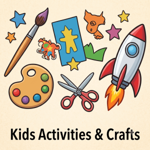 बच्चों के लिए गतिविधियाँ (Kids Activities & Crafts)