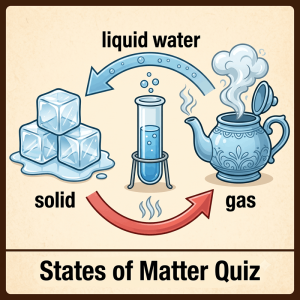 हमारे आसपास के पदार्थ (States of Matter Quiz)