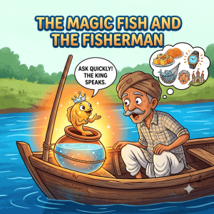 જાદુઈ માછલી અને માછીમાર (The Magic Fish and the Fisherman)