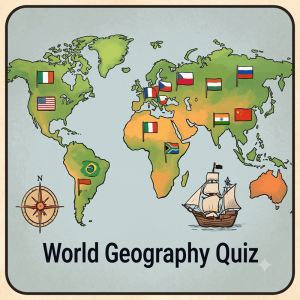 विश्व का मानचित्र और देश (World Geography Quiz)