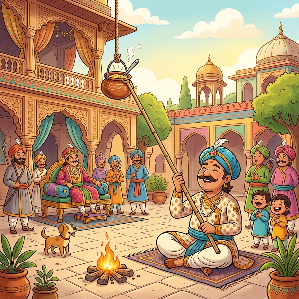 ચતુર બિરબલ અને ખીચડી (Birbal’s Khichdi)