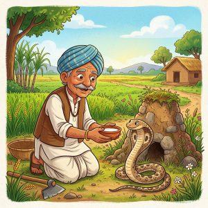 ખેડૂત અને સાપ (The Farmer and the Snake)