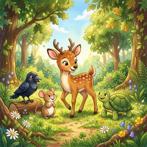 ચાર સાચા મિત્રોની વાર્તા (The Story of Four True Friends)