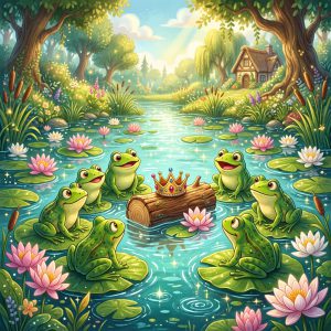 દેડકાઓનો નવો રાજા (The Frogs and their King)