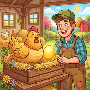 સોનાનું ઈંડું આપતી મરઘી (The Hen that Laid Golden Eggs)