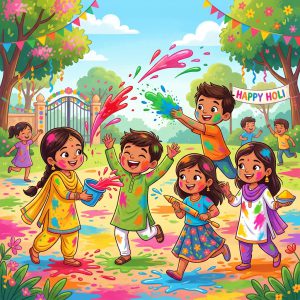 રંગોનો તહેવાર હોળી (Holi – The Festival of Colors)