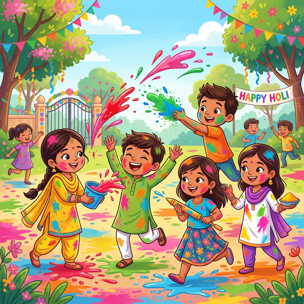रंगों का त्योहार होली (Holi – The Festival of Colors)