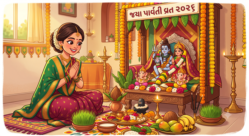जया पार्वती व्रत 2026 | पूजा विधि, नियम और व्रत का महत्व ( Jaya Parvati Vrat 2026 )