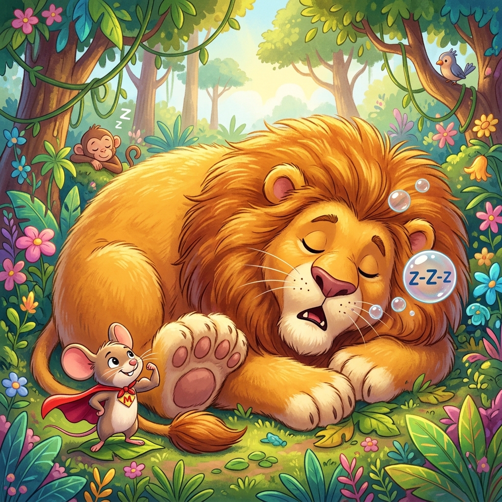 शेर और चूहा (The Lion and the Mouse)