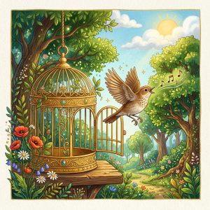 બુલબુલ અને જાદુઈ સોનાનો પાંજરો (The Nightingale and the Golden Cage)