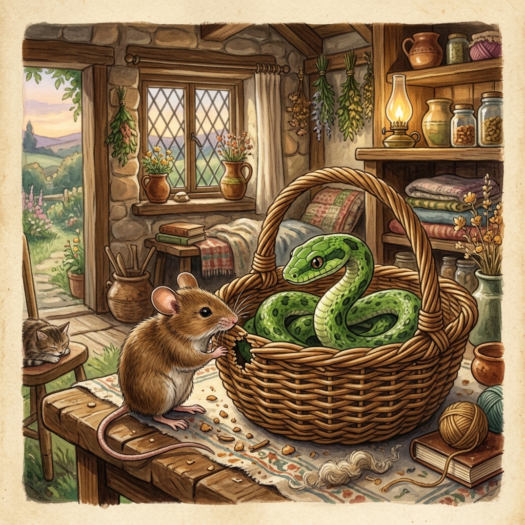 સાપ અને ઉંદરની મિત્રતા (The Snake and the Mouse)