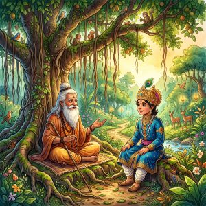 સાચા બોલો બ્રાહ્મણ અને રાજકુમાર (The Truthful Sage and the Prince)