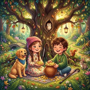 બે આંધળા મિત્રો અને સોનાનો ઘડો (The Two Blind Friends and the Pot of Gold)