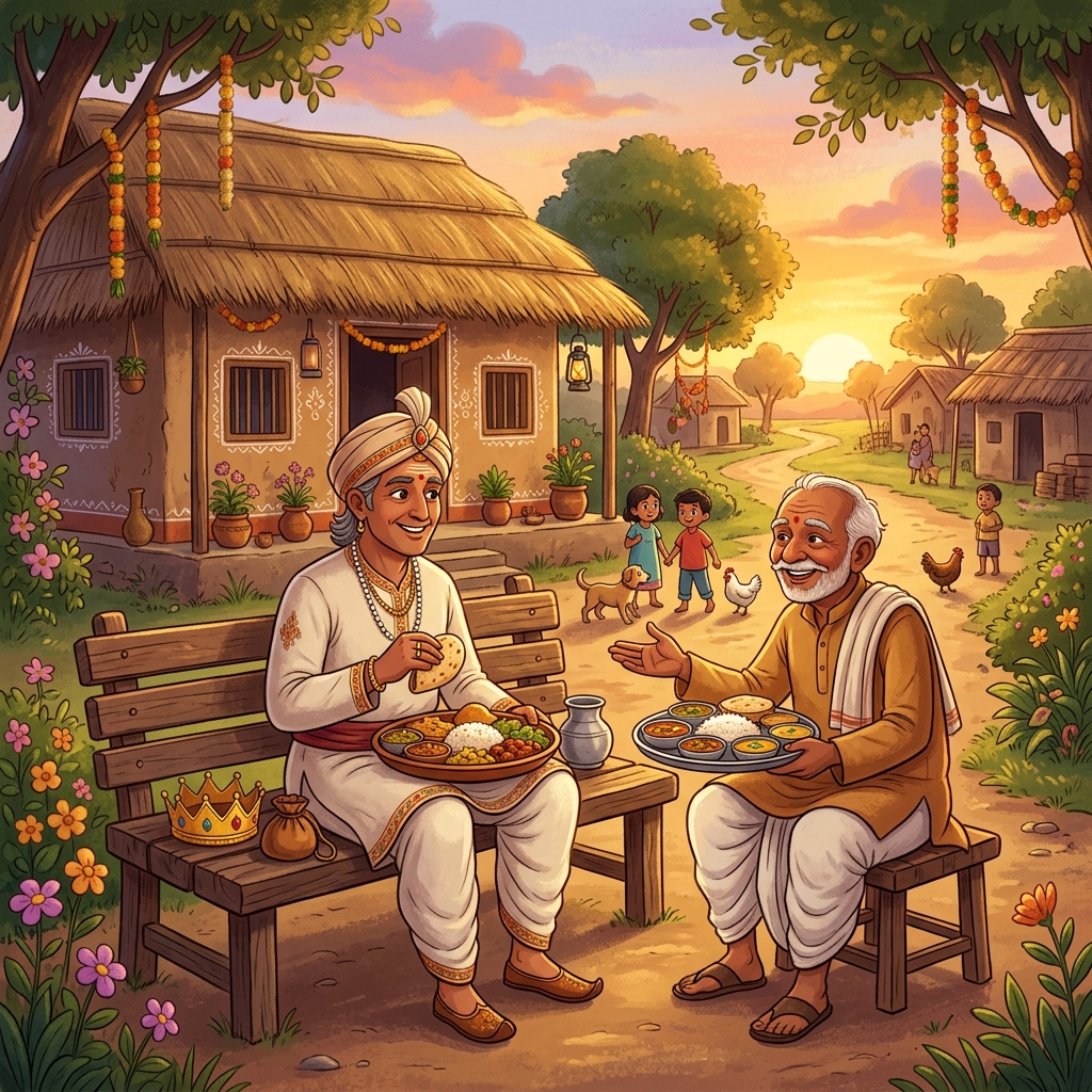 વિક્રમ રાજા અને દયાળુ ખેડૂત (King Vikram and the Generous Farmer)