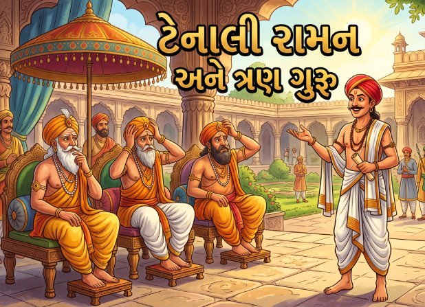 तेनाली रामन और तीन गुरु (Tenali Raman and the Three Gurus)
