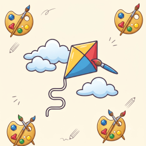 रंगबिरंगी पतंग (Color the Colorful Kite)