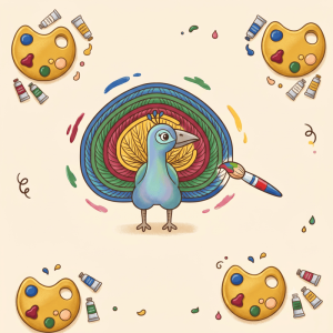 राष्ट्रीय पक्षी मोर (Color the Beautiful Peacock)
