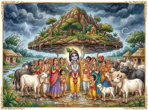ગોવર્ધન પૂજાનું પવિત્ર પર્વ અને શ્રીકૃષ્ણની લીલા (Story of Govardhan Puja and Lord Krishna)