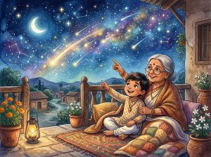कृतज्ञता की चमकीली रात और नन्हा आरव (The Boy and Starry Night of Gratitude)
