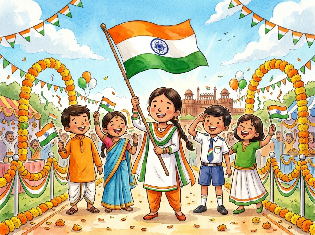 સ્વતંત્રતા દિવસ અને વિજયી ત્રિરંગાની શોર્યગાથા (Independence Day and the Story of Tricolor Flag)