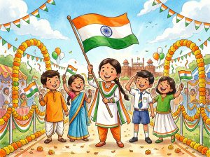 સ્વતંત્રતા દિવસ અને વિજયી ત્રિરંગાની શોર્યગાથા (Independence Day and the Story of Tricolor Flag)