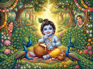 જન્માષ્ટમીનું પવિત્ર પર્વ અને બાલકૃષ્ણની લીલા (Story of Janmashtami and Little Krishna)