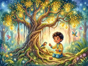 दया का सुनहरा नियम और जादुई वृक्ष (The Golden Rule of Kindness and Magical Tree)