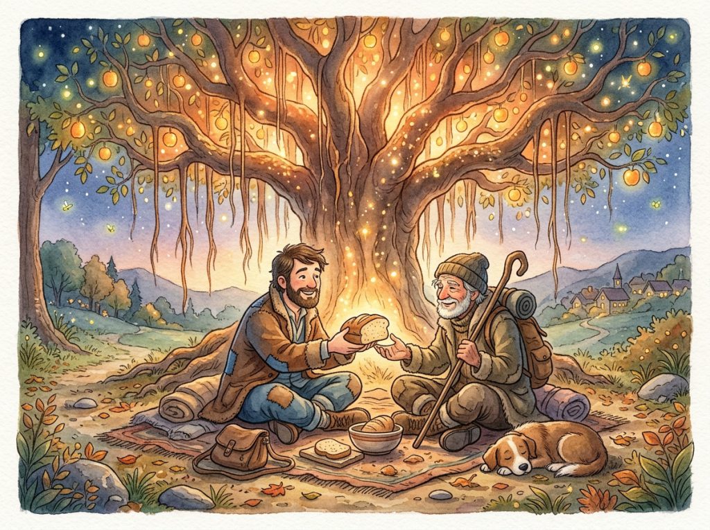 દયા અને કૃતજ્ઞતાનું ચમત્કારી વૃક્ષ (The Magical Tree of Kindness and Gratitude)