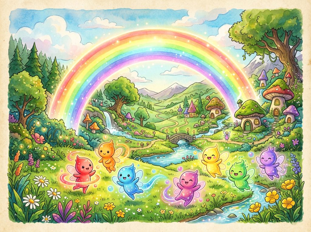 जादुई इंद्रधनुष और विविधता का मूल्य (The Magical Rainbow and Value of Differences)