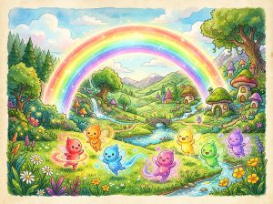 जादुई इंद्रधनुष और विविधता का मूल्य (The Magical Rainbow and Value of Differences)
