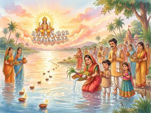छठ पूजा का पावन पर्व और सूर्यदेव की आराधना (Story of Chhath Puja and Sun God)
