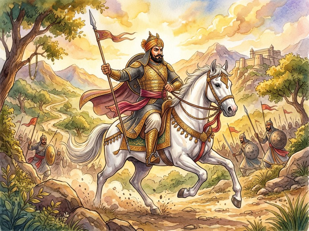 महाराणा प्रताप और वीर अश्व चेतक की पवित्र अमर गाथा (Story of Maharana Pratap and Chetak)