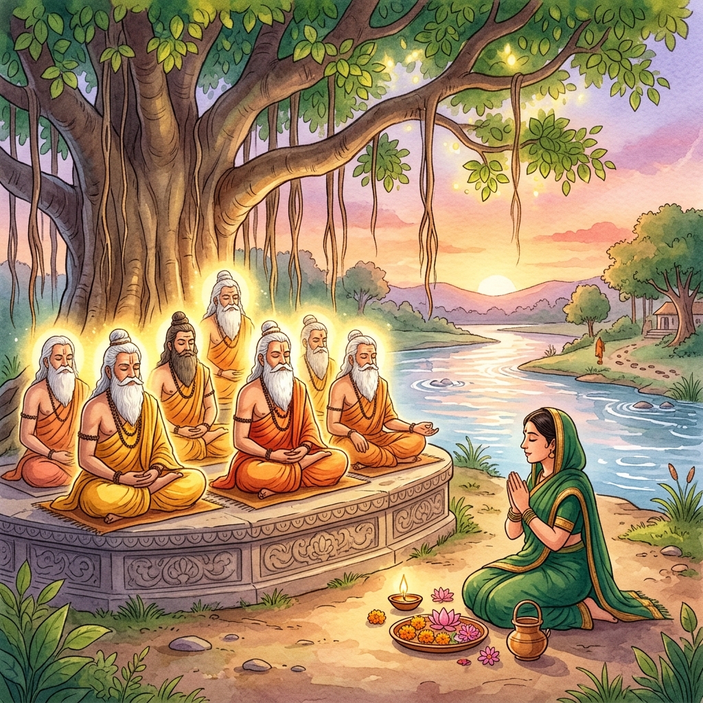 ऋषि पंचमी पावन व्रत कथा और सप्तर्षि पूजन का दिव्य महत्व (Story of Rishi Panchami)