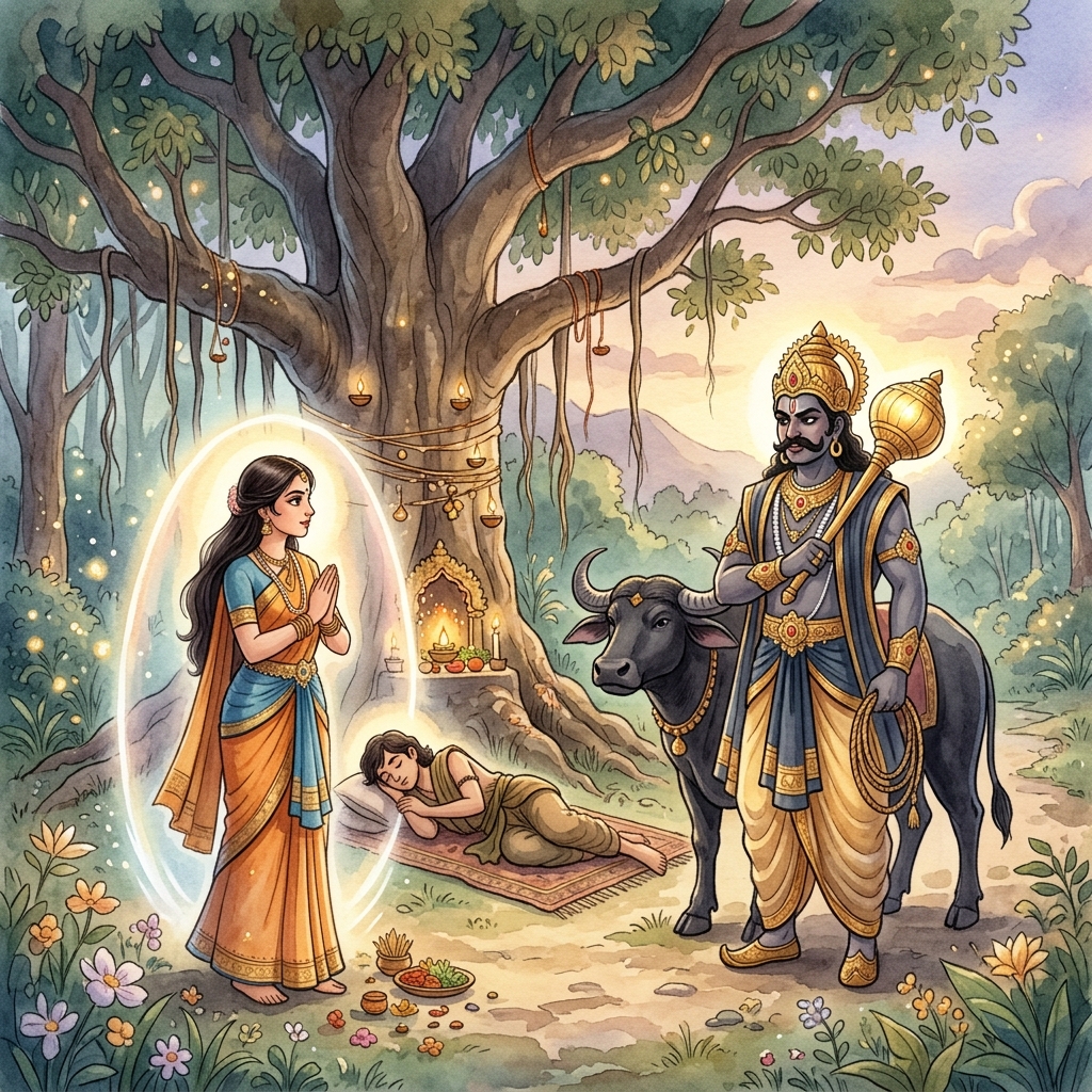 सती सावित्री और सत्यवान की अमर कथा, वट सावित्री व्रत और यमराज पराभव (Story of Sati Savitri)