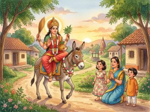 શીતળા સાતમની પવિત્ર વ્રત કથા અને માતા શીતળાની કૃપા (Story of Sheetla Satam and Sheetla Mata)