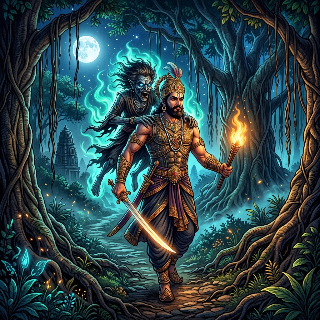 राजा विक्रम और बेताल: तीन प्रेमियों का धर्मसंकट और सच्चा जीवनसाथी – बेताल पच्चीसी की अमर रहस्यकथा